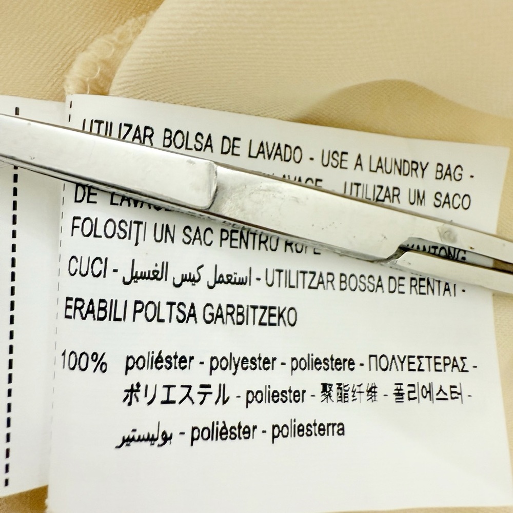 NWT Zara Satin Effect Scarf Halter-neck Long Dress in Cream Ivory Size S - Picture 13 of 14